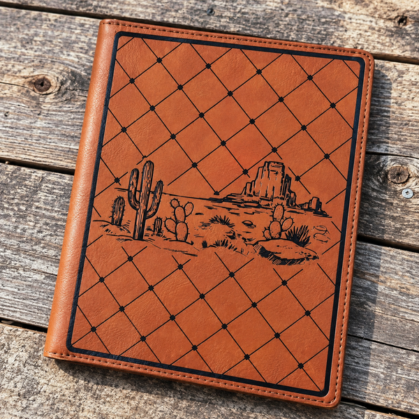 Small Leatherette Portfolio