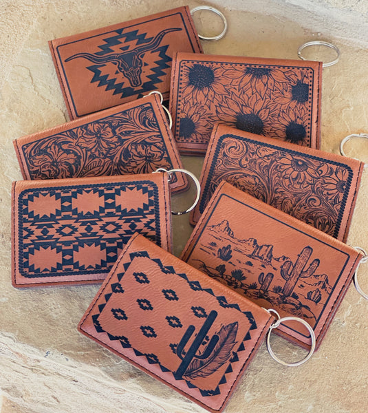Keychain Wallet; Various Designs Available