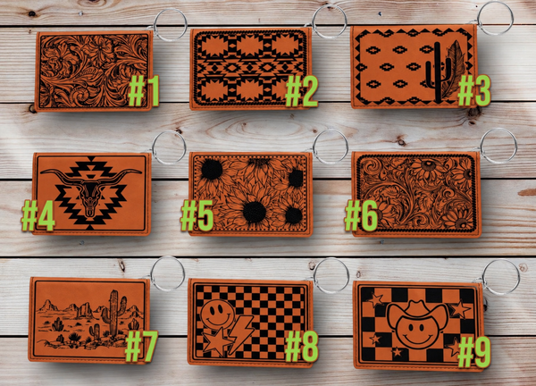 Keychain Wallet; Various Designs Available