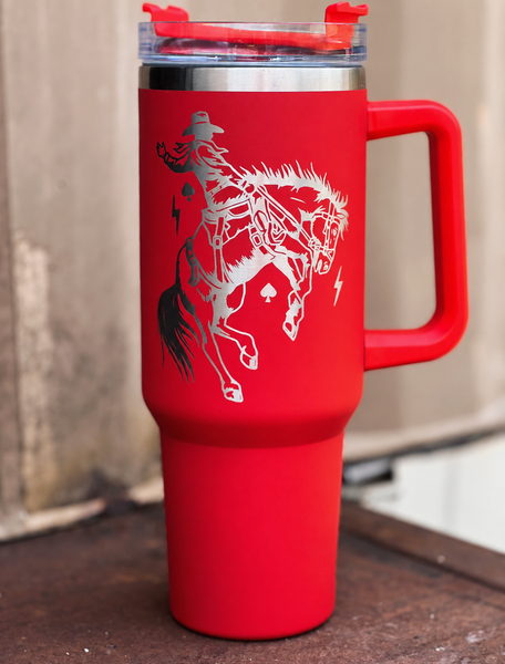 40 oz Tumbler; VARIOUS COLORS AND DESIGNS