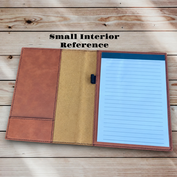 Small Leatherette Portfolio