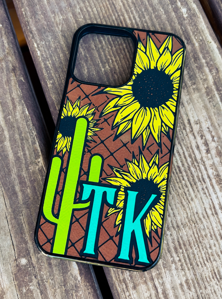 Sunflower Cactus Phone Case